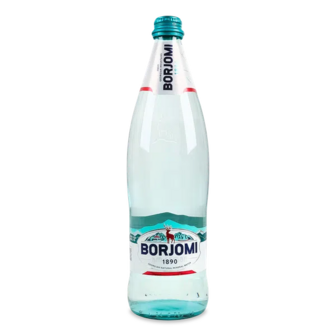 Вода мінеральна Borjomi сильногазована, скло (750мл)