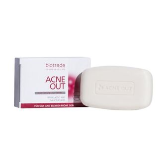 Мило-догляд для глибокого очищення шкіри обличчя Biotrade Acne Out 100 г