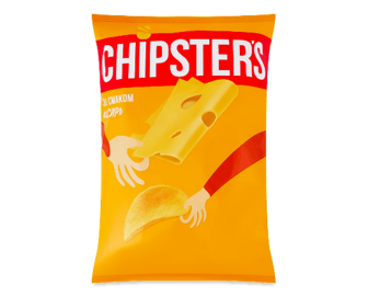 Чипси Chipster's картопляні зі смаком сиру (100г)