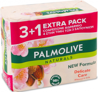 Мило Palmolive Натурель Мигдаль та молочко 4*90г