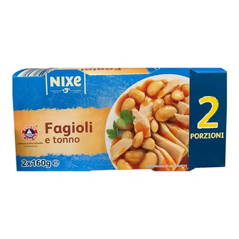 Тунець Nixe з квасолею (2*160г)