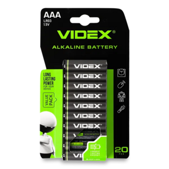 Батарейка Videx AAA LR03
