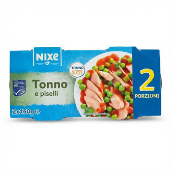 Тунець Nixe з горошком (2*160г)