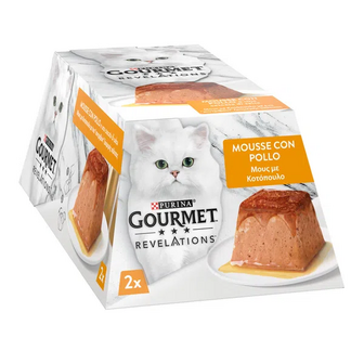 Корм для котів Gourmet Revelations мус з куркою та підливкою (2*57г)