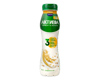 Біфідойогурт Активіа 5 злаків питний 1,2% (260г)