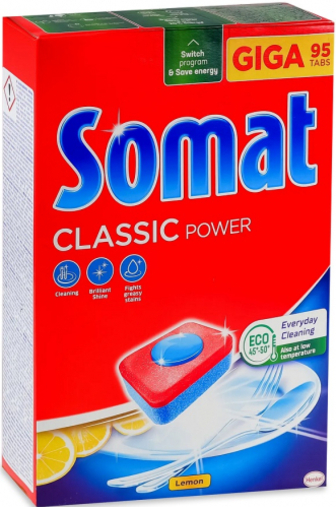 Засіб Somat Classic Power Lemon для ПММ 95табл.