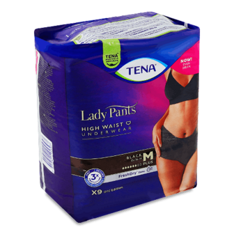 Труси урологічні Tena Lady Pants Black Plus М 9шт