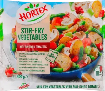 Суміш Hortex Овочі для смаження з сушеними помідорами та грибами 400 г
