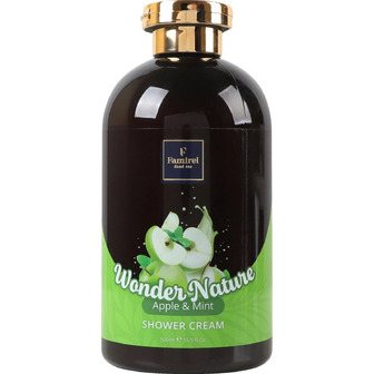 Крем-гель для душу Famirel Wonder Nature Яблуко та м’ята 500 мл (7290114086837)
