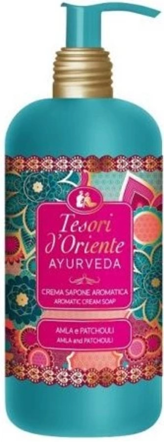 Крем-мило Tesori d'Oriente Аюрведа олія амли та пачулі рідке 300 мл (8008970051642)