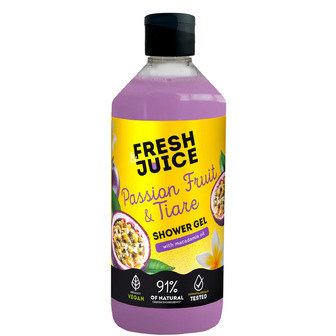 Гель для душу Fresh Juice Маракуйя і Тіаре 473 мл (4820168435270)
