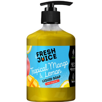 Мило рідке Fresh Juice Тропічний манго та лимон 460 мл (4820168435324)