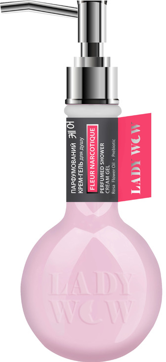 Парфумований крем-гель для душу Lady Wow Perfumed Shower Cream Gel Fleur Narcotique 350 мл (4823080007723)