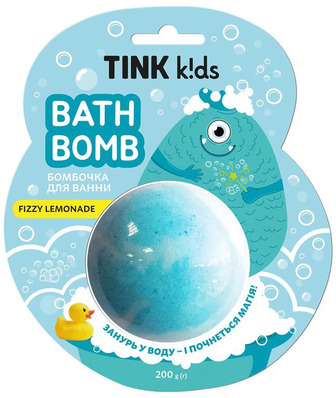 Бомбочка для ванни Tink Kids Fizzy Lemonade 200 г (4823109411852)