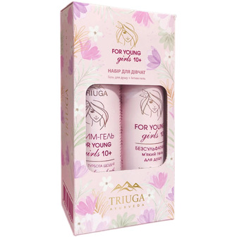 Набір Triuga Ayurveda For Young Girls Гель для душу 250 мл + Інтим гель 300 мл (4820164642054)
