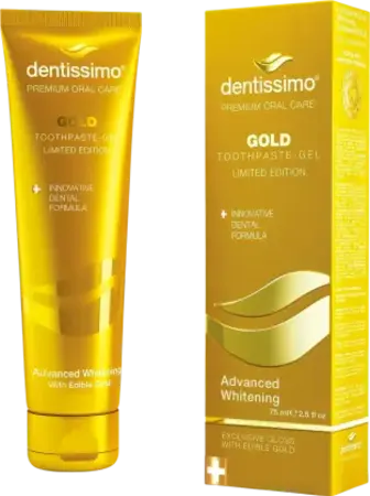 Зубна паста-гель Dentissimo Gold Передове відбілювання 75 мл