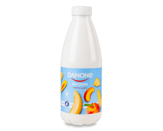 Йогурт Danone персик-диня питний 1,5% (800г)
