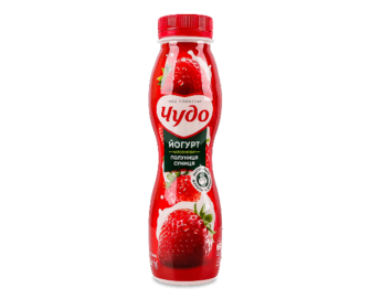 Йогурт «Чудо» полуниця-суниця 2,5% (260г)