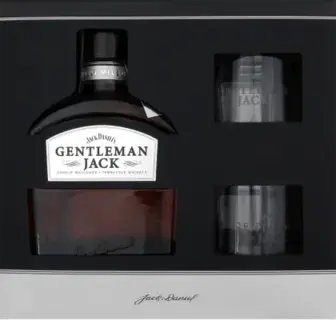 Віскі Jack Daniel's Gentleman Jack Теннессі з 2 склянками 40% 0.7 л
