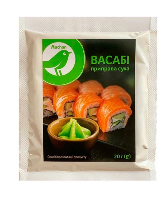 Васабі Auchan порошок 20 г (4823090138608)