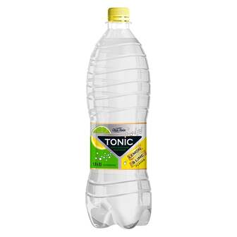 Нaпій 1 л Своя лінія Tonic Lemon & Lime Flavor бeзaлкoгoльний сильнoгaзoвaний ПЕТ 