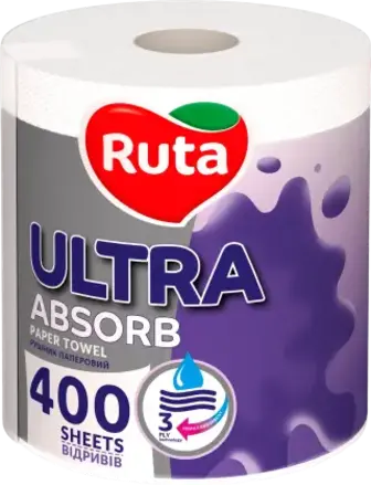 Рушник паперовий Ruta Ultra 3-шаровий 1 шт