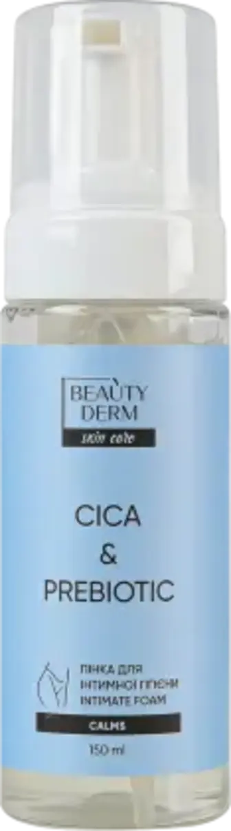 Пінка Beauty Derm Cica&Prebiotic для інтимної гігієни 150 мл