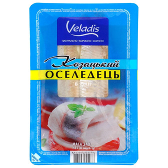 Оселедець Veladis Козацький філе в олії 240г