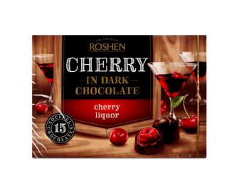 Цукерки Roshen вишня з вишневим лікером (155г)