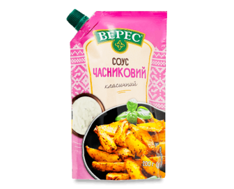 Соус Верес часниковий класичний майонезний д/п (200г)
