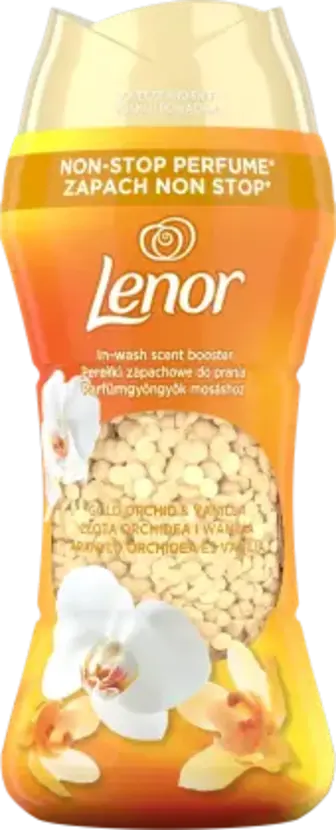 Гранули для білизни Lenor Золота орхідея та Ваніль парфумовані 195 г