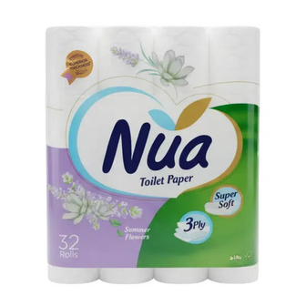 Папір туалетний Nua парфумований 3-шаровий (32шт)