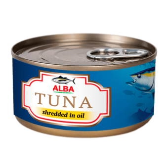 Тунець ALBA FOOD салатний в олії з/б ключ 150г