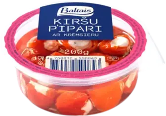 Перчики Baltais Вишневі з крем-сиром 200 г