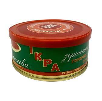 Ікрa 90г Рибкоппродукт лососевa Зернистa горбуші з/б 