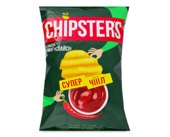 Чипси Chipster's хвилясті зі смаком томатів спайсі (95г)