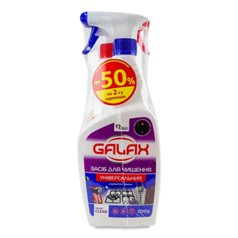 Набір Galax Засіб для чищення Лаванда 700 г + Антижир 750 г