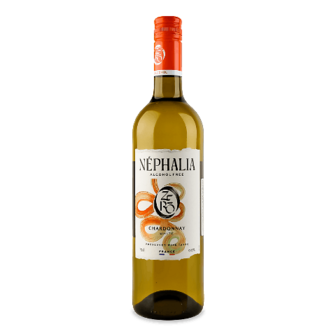 Вино Nephalia Chardonnay безалкогольне біле 0,75л (0,75л)