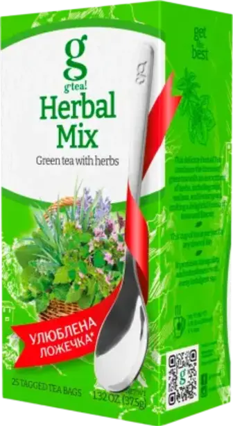 Чай трав'яний g’tea! Herbal Mix 25х1.5 г