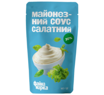 Майонезний соус Файна Марка Салатний 30% 160г