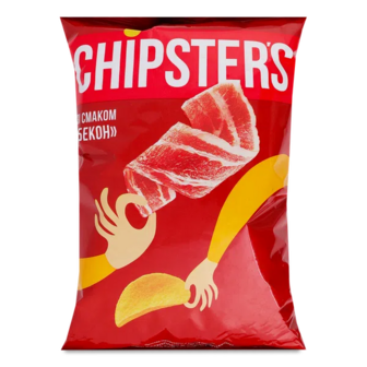Чипси Chipster's картопляні зі смаком бекону (100г)