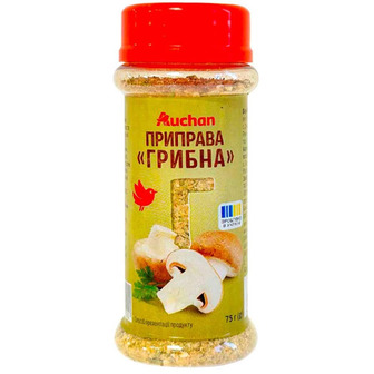 Приправа Auchan Грибна 75 г (4823090139100)