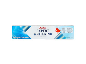 Зубна паста Auchan Super Whitening 75 мл (3245678127360)