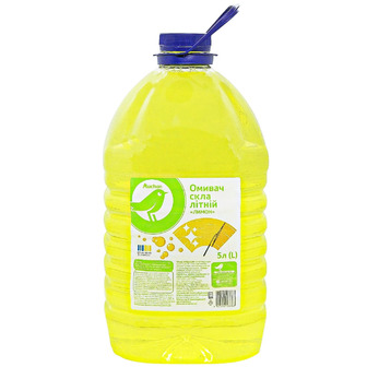 Омивач скла літній Auchan Лимон 5 л (4823090138363)