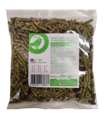 Корм для гризунів Auchan гранулят 250 г (4823090138677)