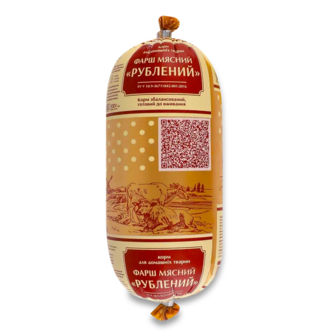 Корм для тварин фарш рублений (500г)