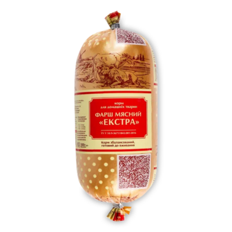 Корм для тварин фарш Екстра (500г)