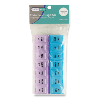 Таблетниця Basic 13,5х7х2,5 см шт