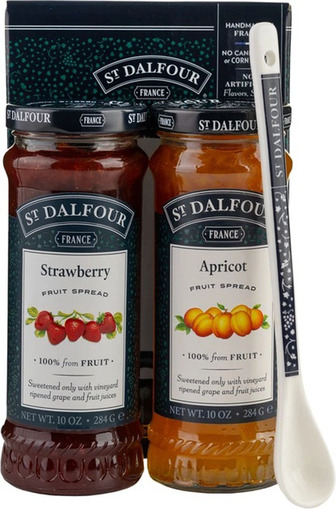 Джем St Dalfour Полуниця 284г+ Абрикос 284г