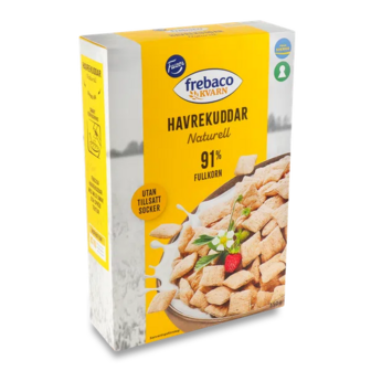 Подушечки вівсяні Frebaco Kvarn цільнозернові (350г)